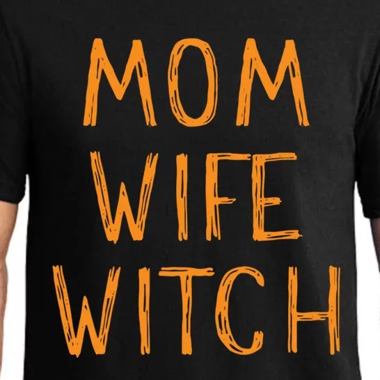 Mom Wife Witch Witchcraft Wiccan Cute Halloween Gift Pajama Set