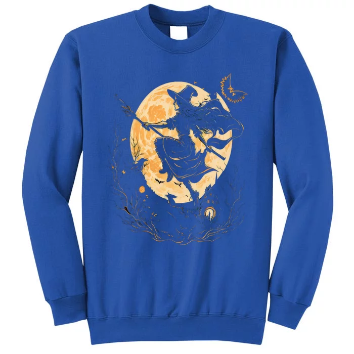 Moon Witch Witchcraft Halloween Gift Tall Sweatshirt