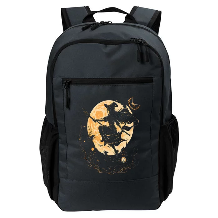 Moon Witch Witchcraft Halloween Gift Daily Commute Backpack