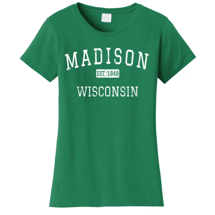 Madison Wisconsin Wi Vintage Women's T-Shirt