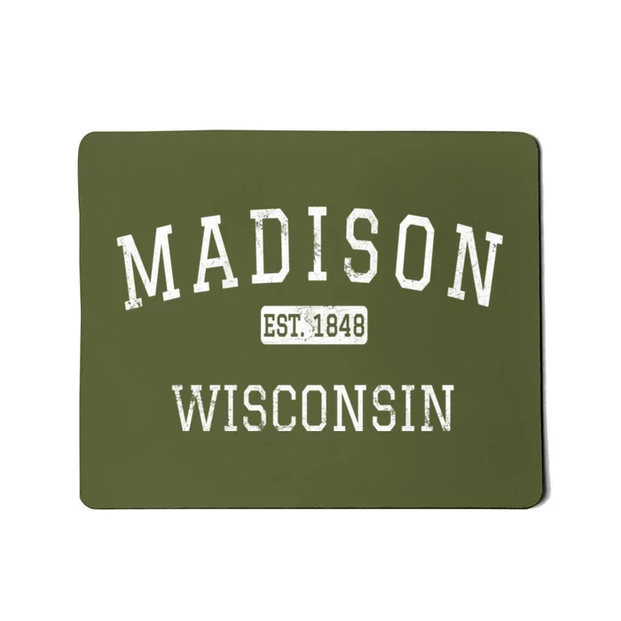 Madison Wisconsin Wi Vintage Mousepad