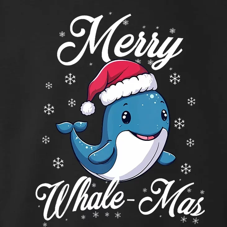 Merry Whalemas Whale With Santa Hat Orcas Christmas Puns Tank Top Toddler Hoodie