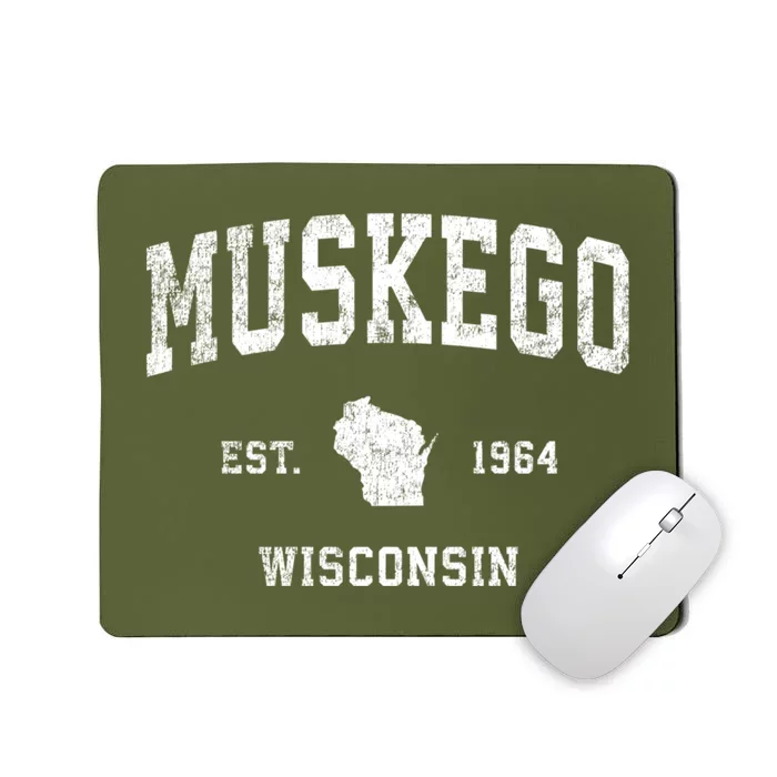 Muskego Wisconsin Wi Vintage Sports Mousepad