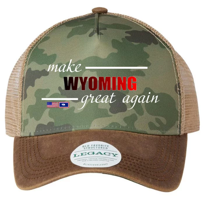 Make West Wyoming Great Again Legacy Tie Dye Trucker Hat