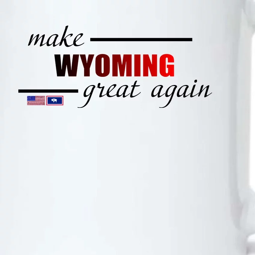 Make West Wyoming Great Again Black Color Changing Mug