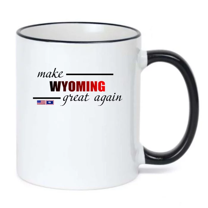 Make West Wyoming Great Again Black Color Changing Mug