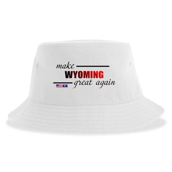 Make West Wyoming Great Again Sustainable Bucket Hat