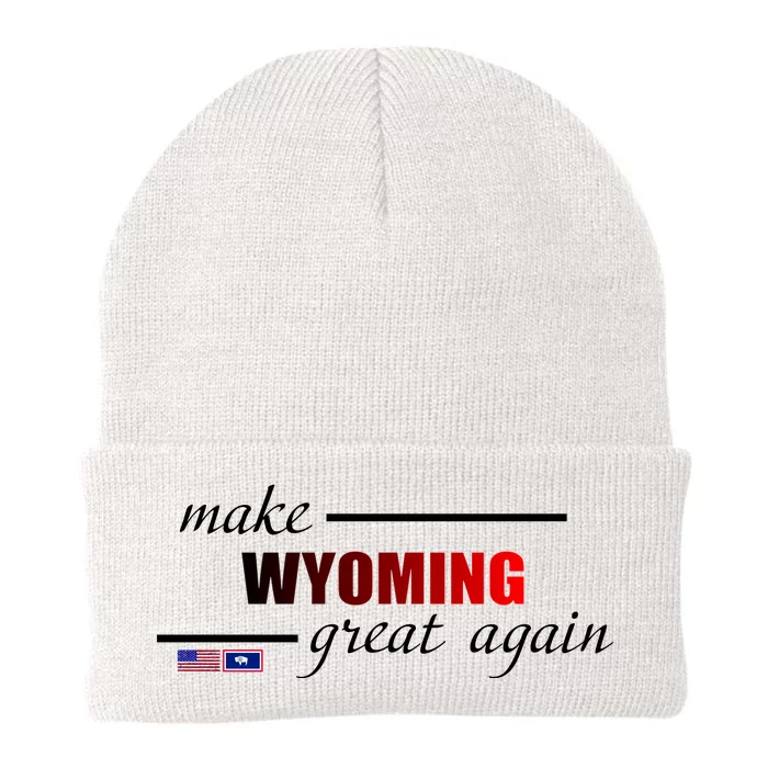 Make West Wyoming Great Again Knit Cap Winter Beanie