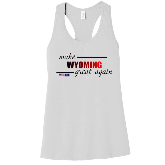 Make West Wyoming Great Again Women's Racerback Tank