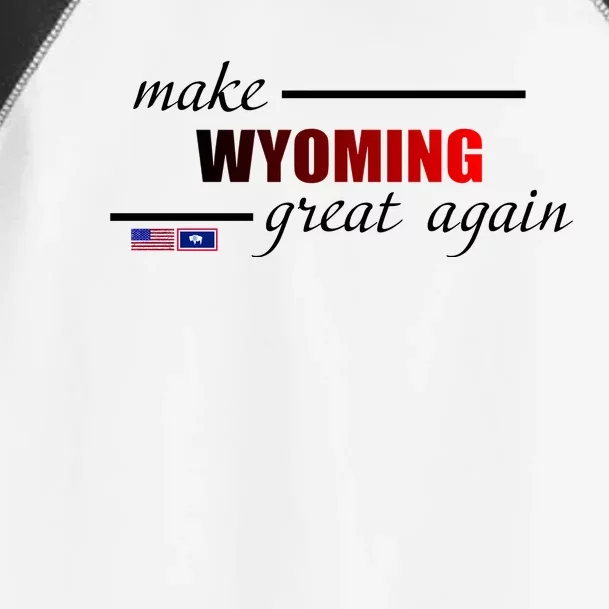 Make West Wyoming Great Again Toddler Fine Jersey T-Shirt