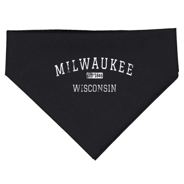 Milwaukee Wisconsin WI Vintage USA-Made Doggie Bandana