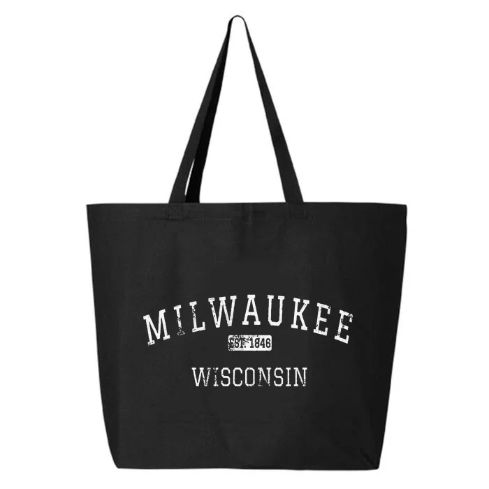 Milwaukee Wisconsin WI Vintage 25L Jumbo Tote