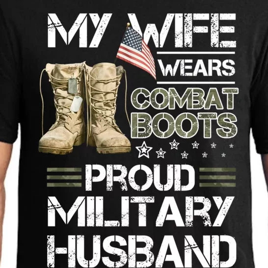 My Wife Wears Combat Boots Proud Military Husband Cute Gift Pajama Set