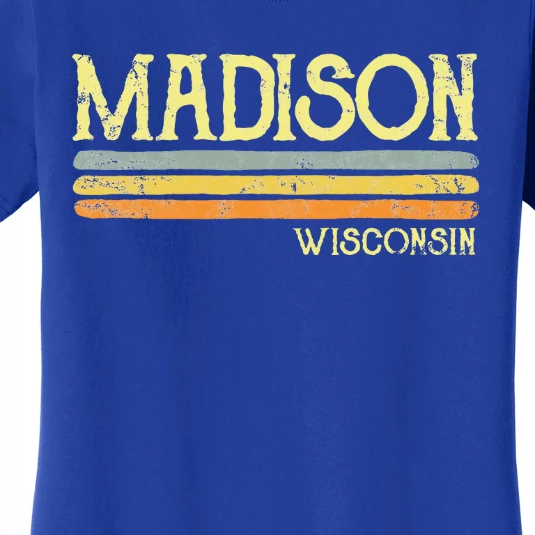 Madison Wisconsin Wi Love Gift Souvenir Women's T-Shirt