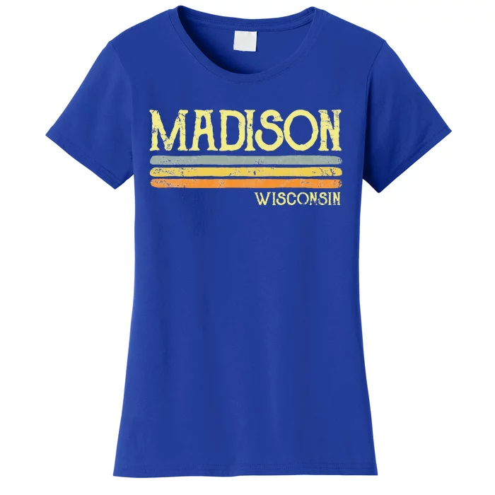 Madison Wisconsin Wi Love Gift Souvenir Women's T-Shirt