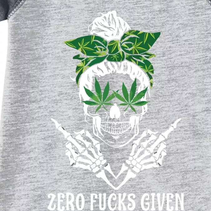 Men Women Weed Skull Cannabis Marijuana 420 THC Weed Lover Infant Baby Jersey Bodysuit