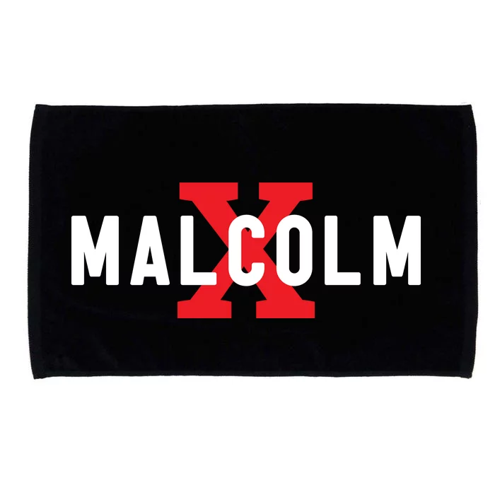 Malcolm X Black History Microfiber Hand Towel