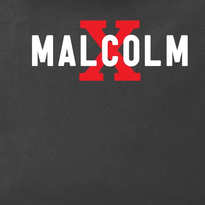 Malcolm X Black History Zip Tote Bag