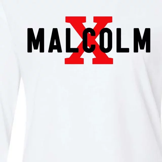 Malcolm X Civil Rights Movement America Usa Womens Cotton Relaxed Long Sleeve T-Shirt