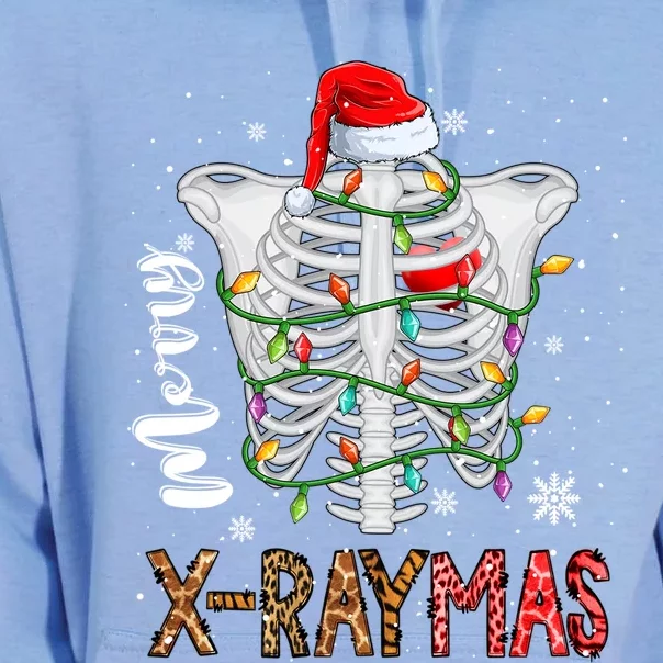 Merry Xraymas Christmas Santa Xray Skeleton Doctor Nurse Meaningful Gift Unisex Surf Hoodie