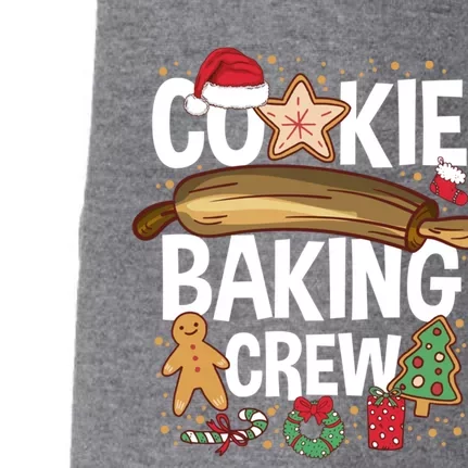 Matching Xmas Cookie Baking Family Cookie Baking Crew Funny Gift Doggie 3-End Fleece Hoodie