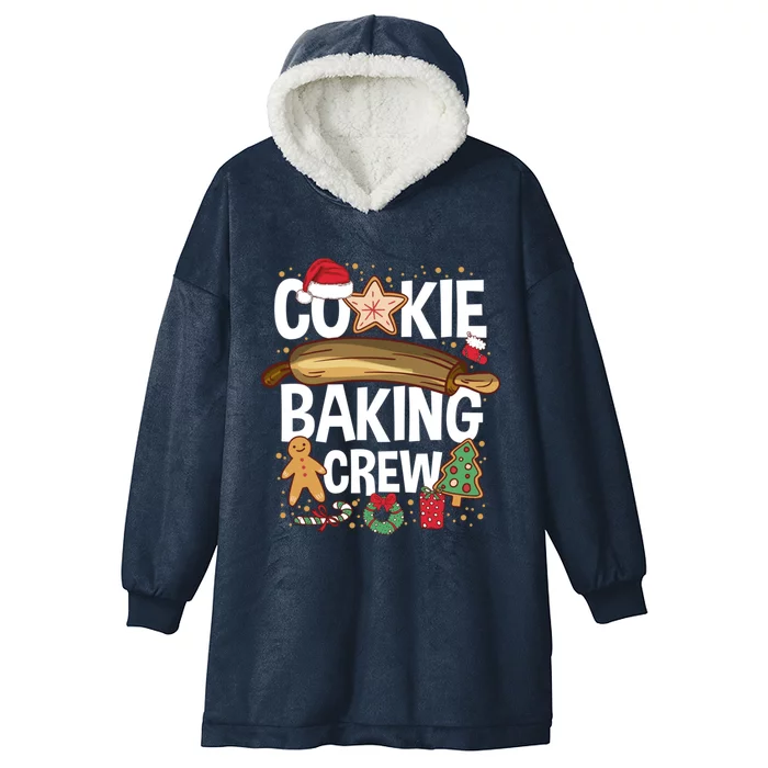 Matching Xmas Cookie Baking Family Cookie Baking Crew Funny Gift Hooded Wearable Blanket