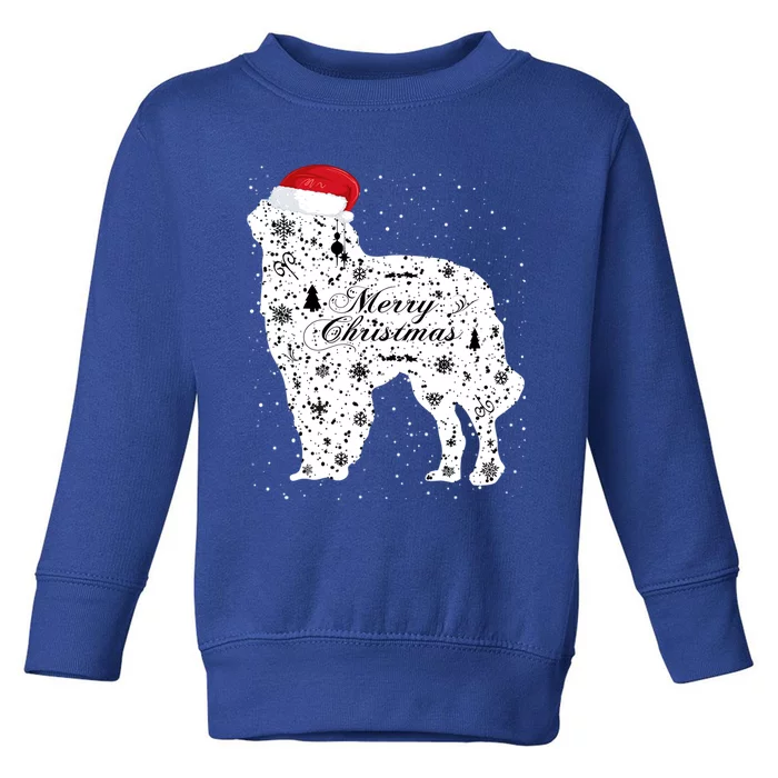 Merry Xmas Carpathian Shepherd Dog Christmas Great Gift Toddler Sweatshirt