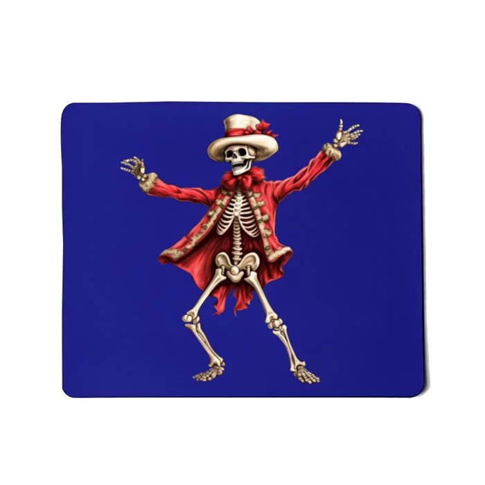 Merry Xmas Christmas Dancing Skeleton Santa Claus Gift Mousepad