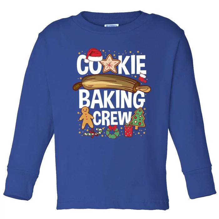 Matching Xmas Cookie Baking Family Cookie Baking Crew Gift Toddler Long Sleeve Shirt