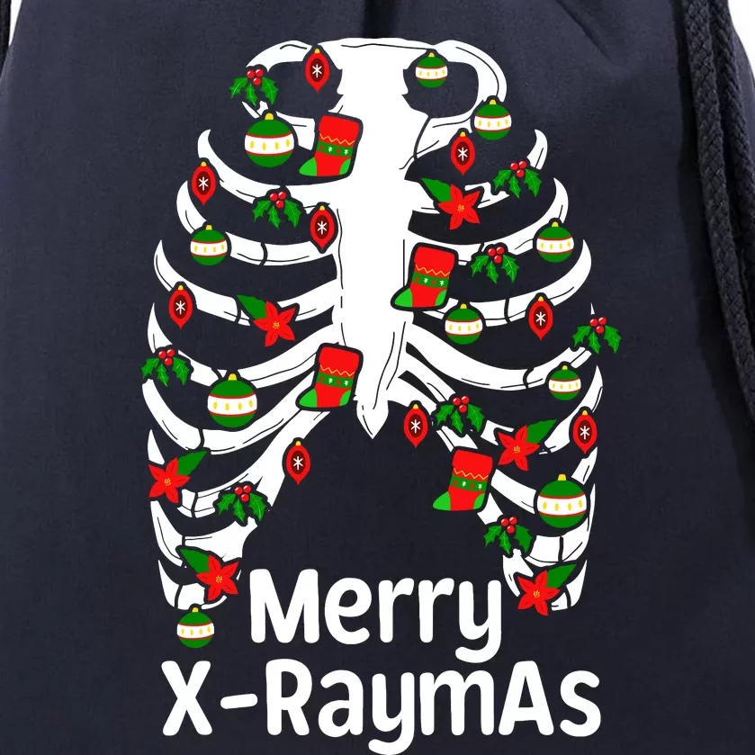 Merry Xraymas Funny Radiology Tech Present Drawstring Bag