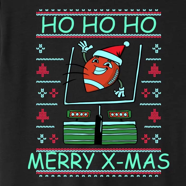 Merry XMas Football Ugly Christmas Sweater ChromaSoft Performance T-Shirt