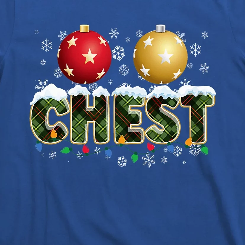 Matching Xmas Funny Couples Chestnuts Festive Holiday Gift T-Shirt