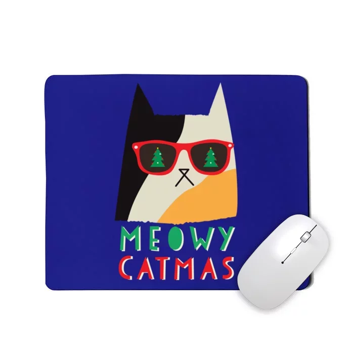 Meowy Xmas Great Gift Mousepad