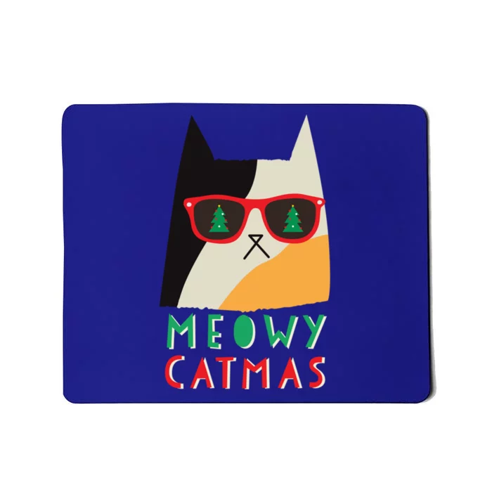 Meowy Xmas Great Gift Mousepad