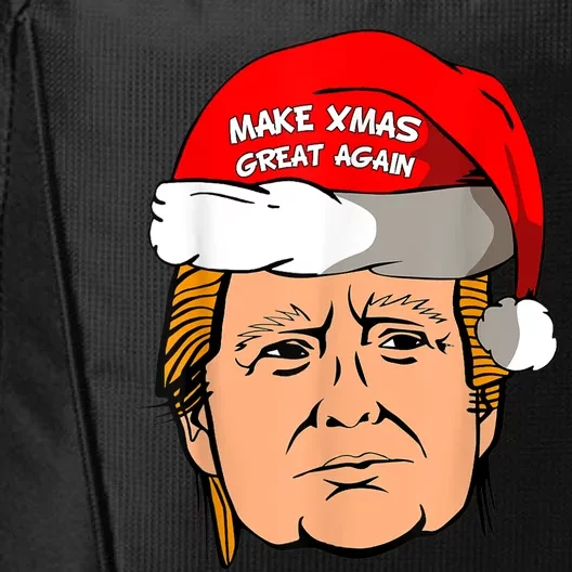 Make Xmas Great Again Trump Shirt Make Xmas Great Again Sata City Backpack