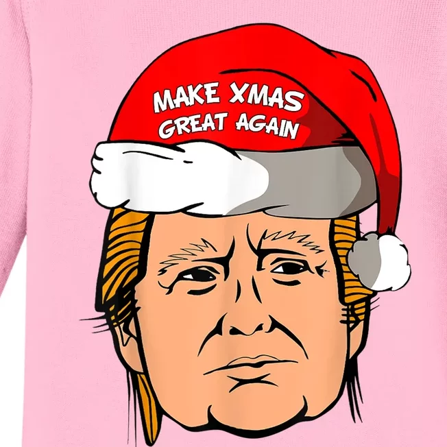 Make Xmas Great Again Trump Shirt Make Xmas Great Again Sata Baby Long Sleeve Bodysuit