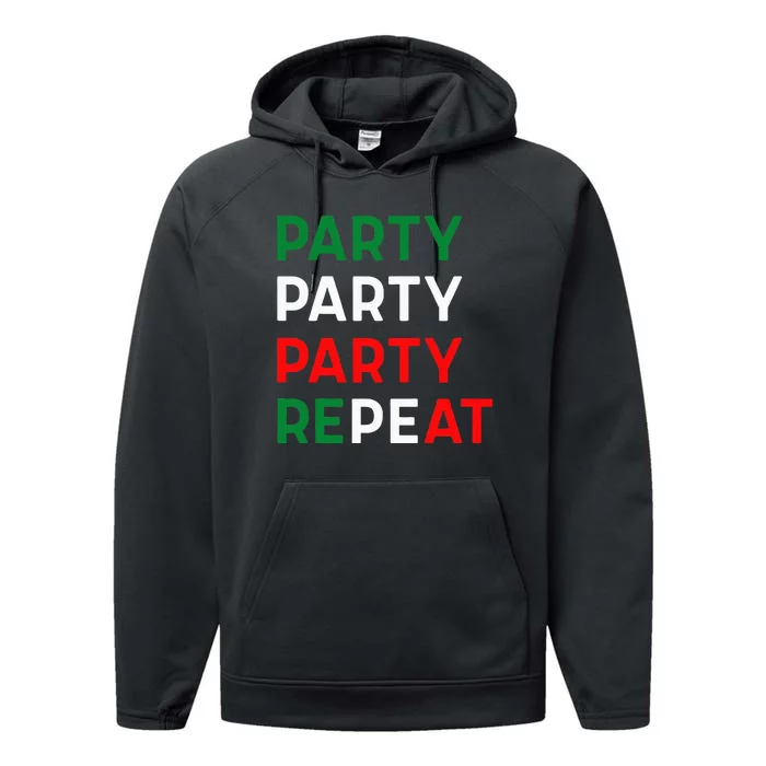 Mademark X Jersey Shore Family Vacation Party Party Party Repeat Performance Fleece Hoodie