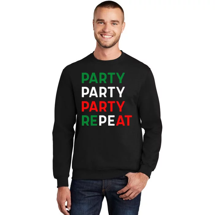 Mademark X Jersey Shore Family Vacation Party Party Party Repeat Sweatshirt