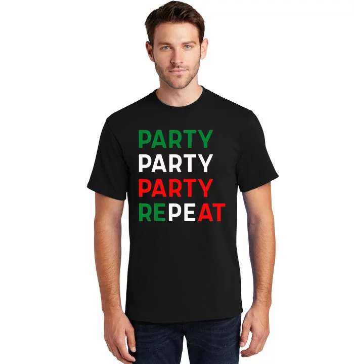 Mademark X Jersey Shore Family Vacation Party Party Party Repeat Tall T-Shirt