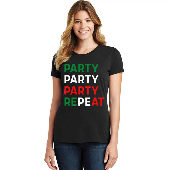 Mademark X Jersey Shore Family Vacation Party Party Party Repeat Women's T-Shirt