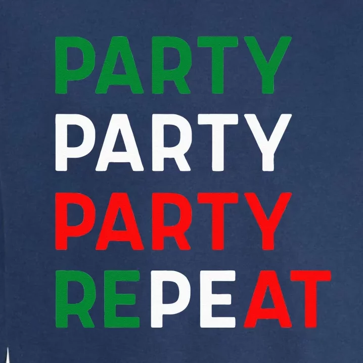 Mademark X Jersey Shore Family Vacation Party Party Party Repeat Garment-Dyed Sweatshirt