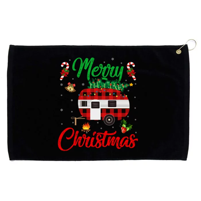 Matching Xmas Lighting Santa Camping Christmas Pajama Grommeted Golf Towel