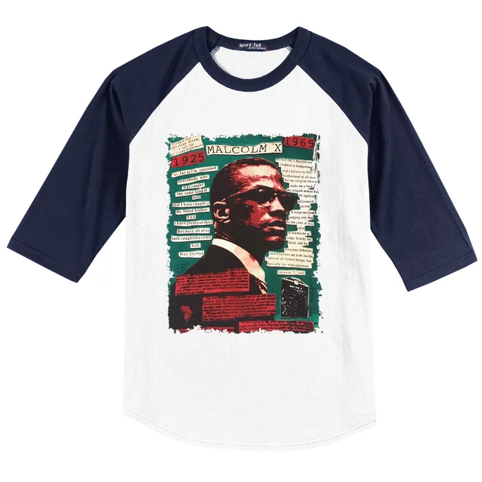 Malcolm X Lover Baseball Sleeve Shirt