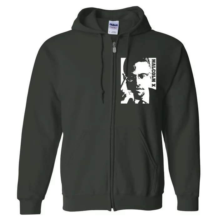 Malcolm X Full Zip Hoodie