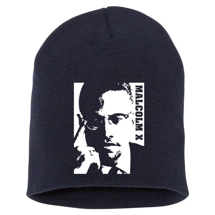 Malcolm X Short Acrylic Beanie