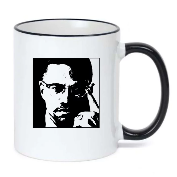 Malcolm X Black Color Changing Mug