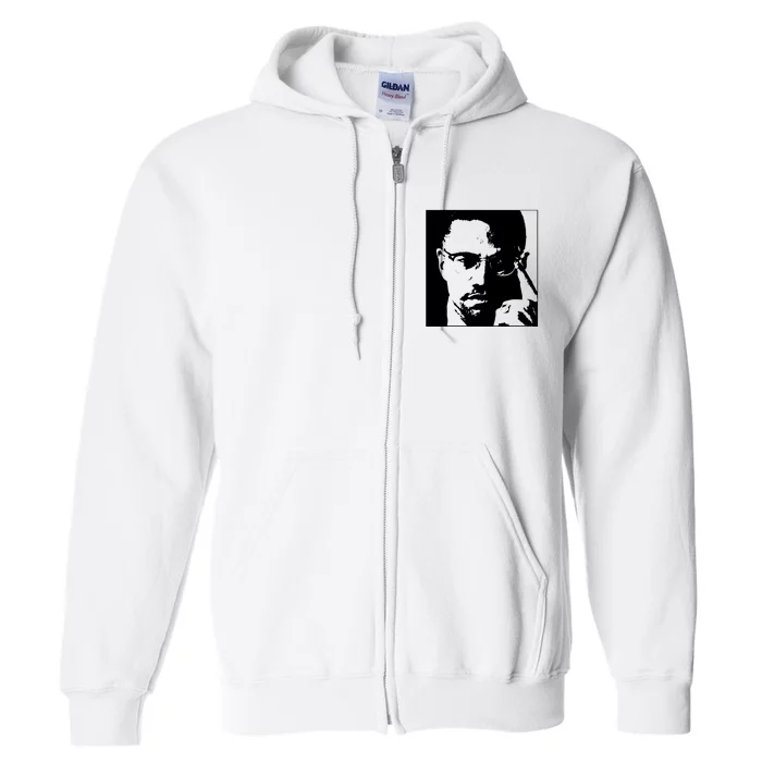 Malcolm X Full Zip Hoodie