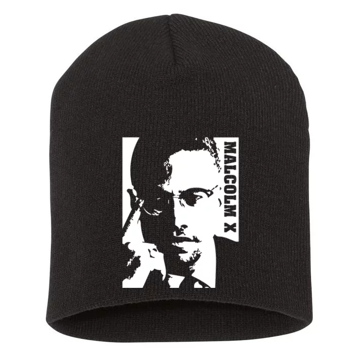 Malcolm X Short Acrylic Beanie