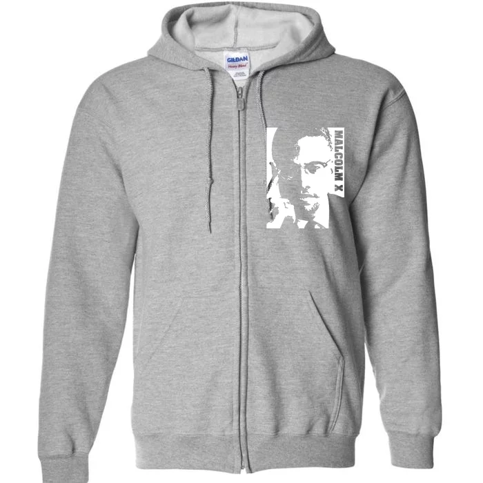 Malcolm X Full Zip Hoodie