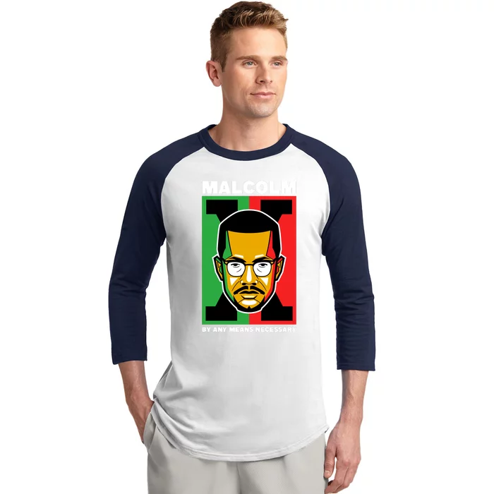 MALCOLM X NECESSARY Baseball Sleeve Shirt